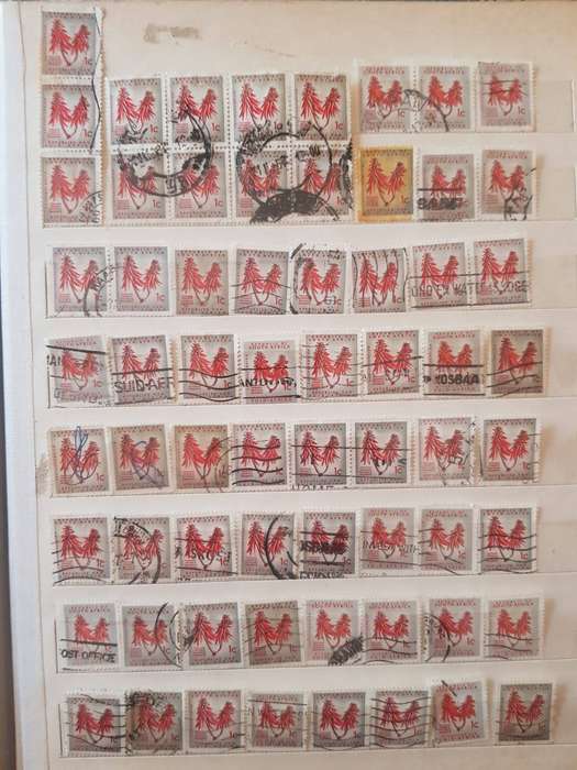 RSA STAMPS WITH SOME VERY GOOD POSTMARKS
