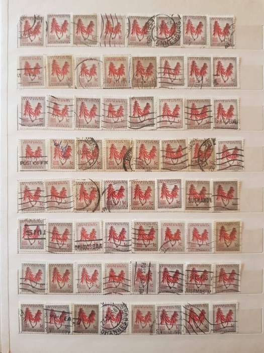 RSA STAMPS WITH SOME VERY GOOD POSTMARKS