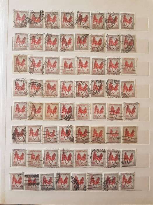 RSA STAMPS WITH SOME VERY GOOD POSTMARKS