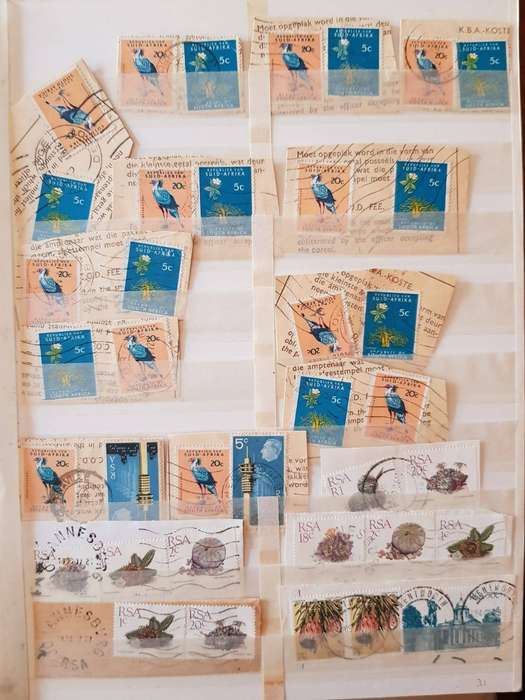 RSA STAMPS WITH SOME VERY GOOD POSTMARKS