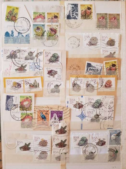 RSA STAMPS WITH SOME VERY GOOD POSTMARKS