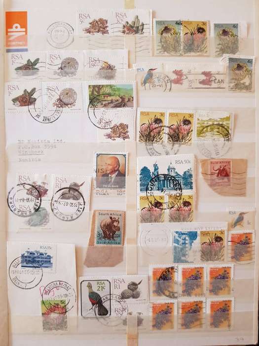 RSA STAMPS WITH SOME VERY GOOD POSTMARKS