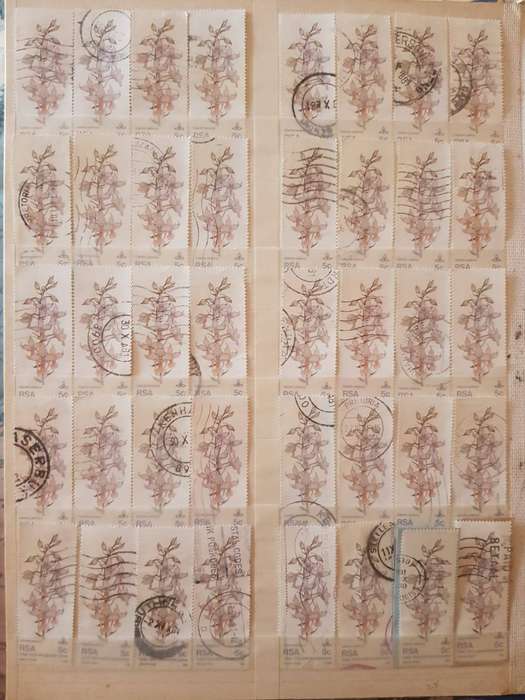 RSA STAMPS WITH SOME VERY GOOD POSTMARKS