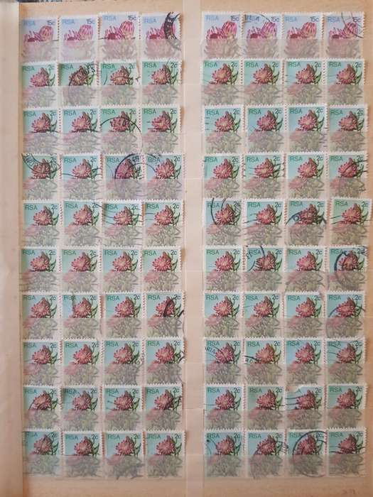 RSA STAMPS WITH SOME VERY GOOD POSTMARKS