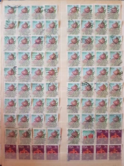 RSA STAMPS WITH SOME VERY GOOD POSTMARKS