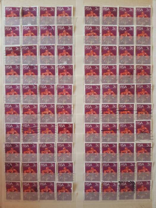 RSA STAMPS WITH SOME VERY GOOD POSTMARKS