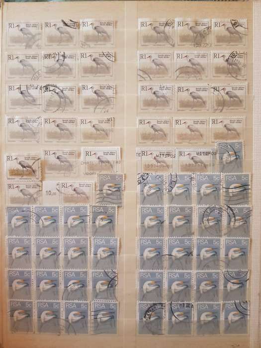 RSA STAMPS WITH SOME VERY GOOD POSTMARKS
