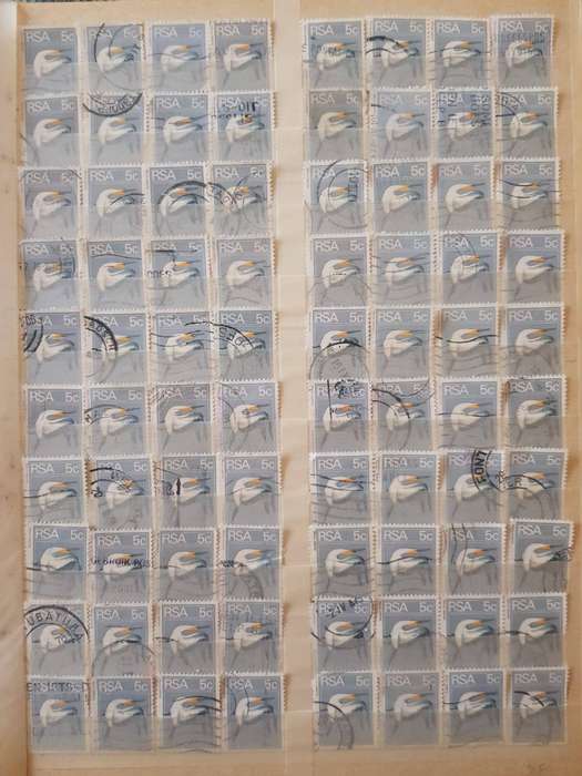 RSA STAMPS WITH SOME VERY GOOD POSTMARKS