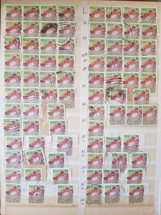RSA STAMPS WITH SOME VERY GOOD POSTMARKS
