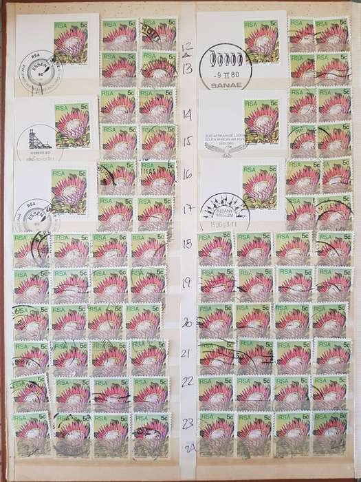 RSA STAMPS WITH SOME VERY GOOD POSTMARKS