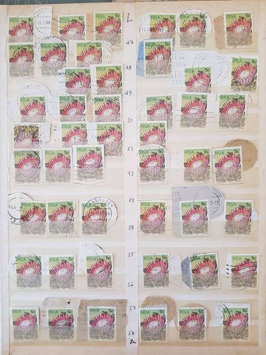 RSA STAMPS WITH SOME VERY GOOD POSTMARKS