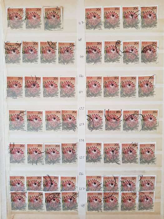 RSA STAMPS WITH SOME VERY GOOD POSTMARKS
