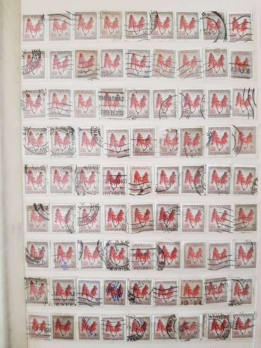 RSA STAMPS WITH SOME VERY GOOD POSTMARKS