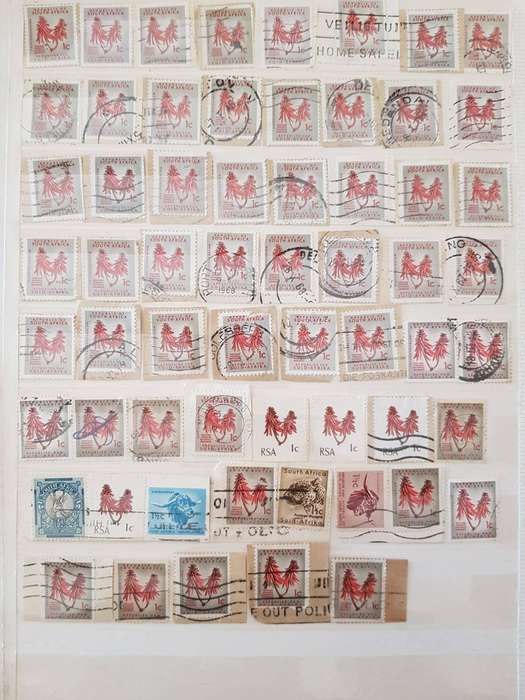 RSA STAMPS WITH SOME VERY GOOD POSTMARKS