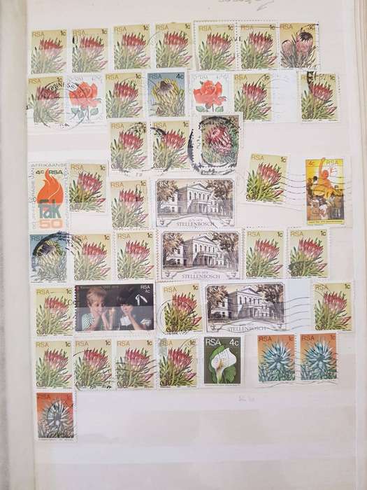 RSA STAMPS WITH SOME VERY GOOD POSTMARKS