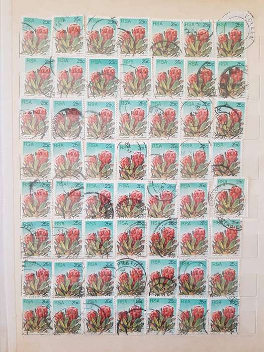 RSA STAMPS WITH SOME VERY GOOD POSTMARKS