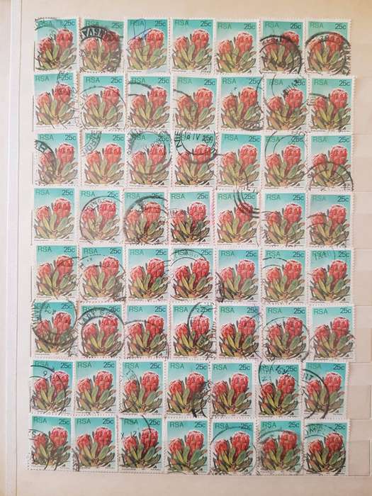 RSA STAMPS WITH SOME VERY GOOD POSTMARKS