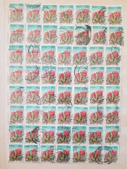 RSA STAMPS WITH SOME VERY GOOD POSTMARKS