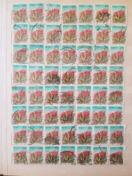 RSA STAMPS WITH SOME VERY GOOD POSTMARKS