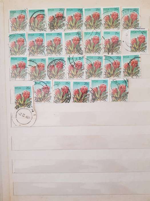 RSA STAMPS WITH SOME VERY GOOD POSTMARKS