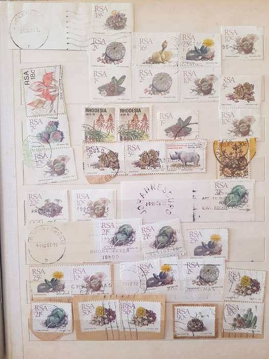 RSA STAMPS WITH SOME VERY GOOD POSTMARKS