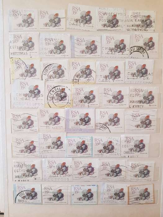 RSA STAMPS WITH SOME VERY GOOD POSTMARKS