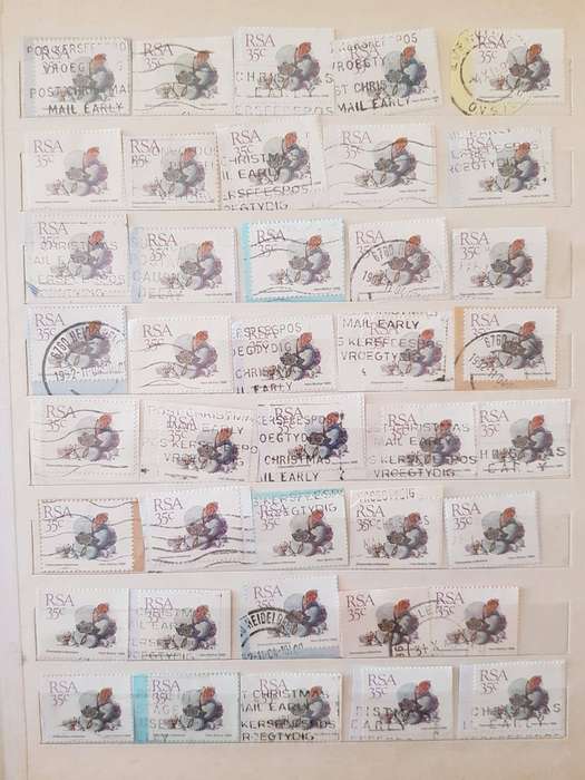 RSA STAMPS WITH SOME VERY GOOD POSTMARKS