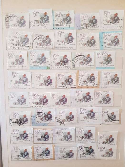 RSA STAMPS WITH SOME VERY GOOD POSTMARKS