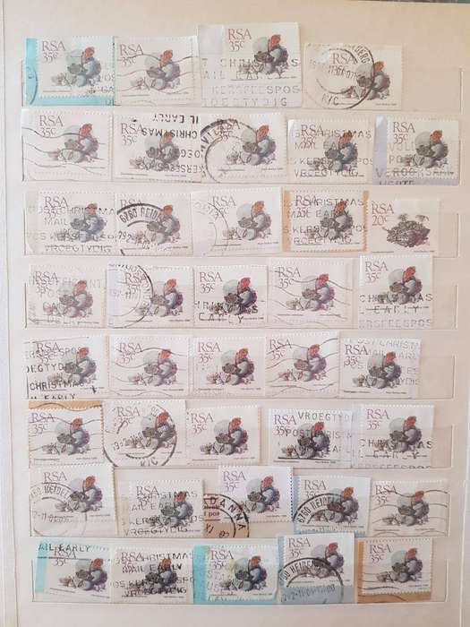 RSA STAMPS WITH SOME VERY GOOD POSTMARKS