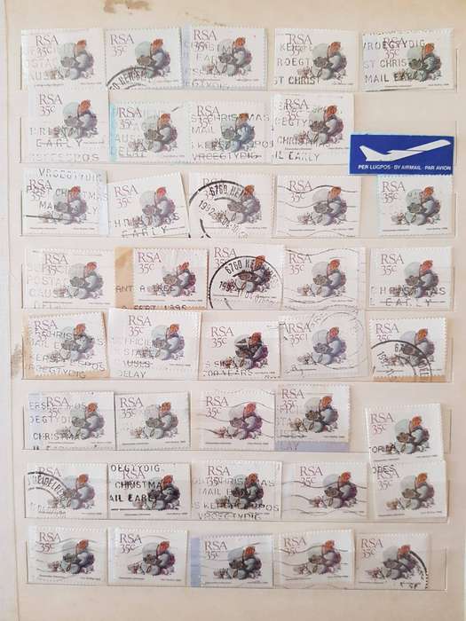 RSA STAMPS WITH SOME VERY GOOD POSTMARKS