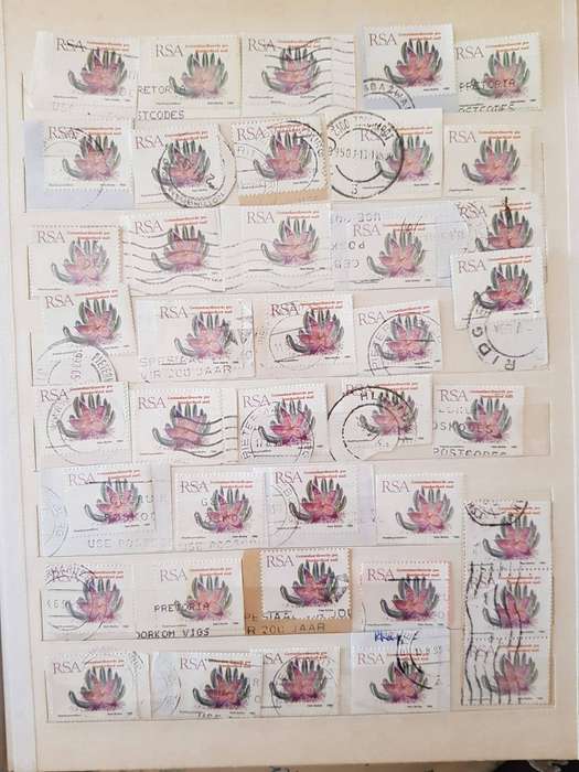 RSA STAMPS WITH SOME VERY GOOD POSTMARKS