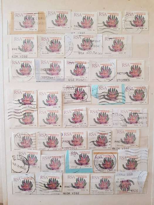 RSA STAMPS WITH SOME VERY GOOD POSTMARKS