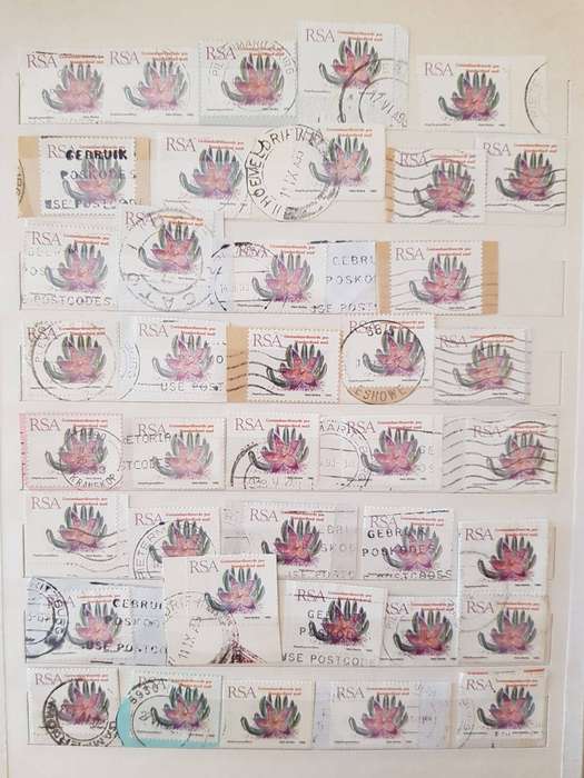 RSA STAMPS WITH SOME VERY GOOD POSTMARKS