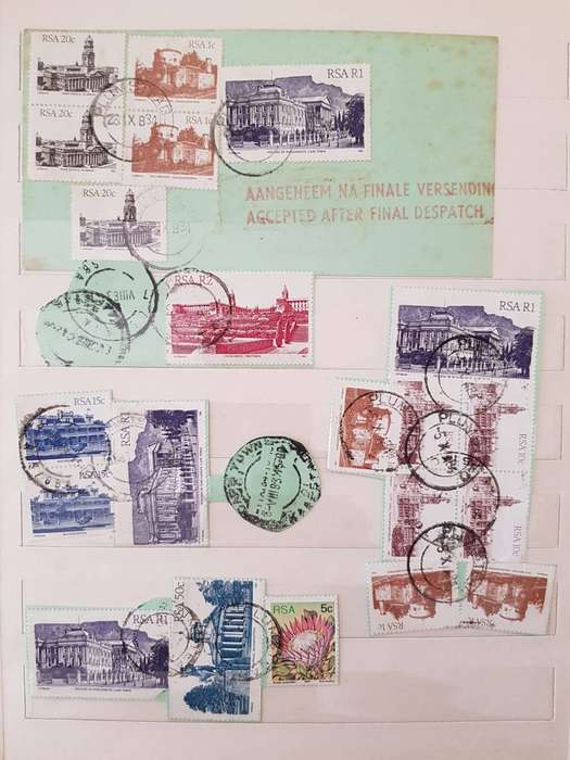 RSA STAMPS WITH SOME VERY GOOD POSTMARKS