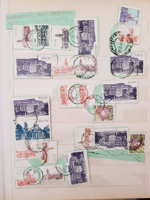RSA STAMPS WITH SOME VERY GOOD POSTMARKS
