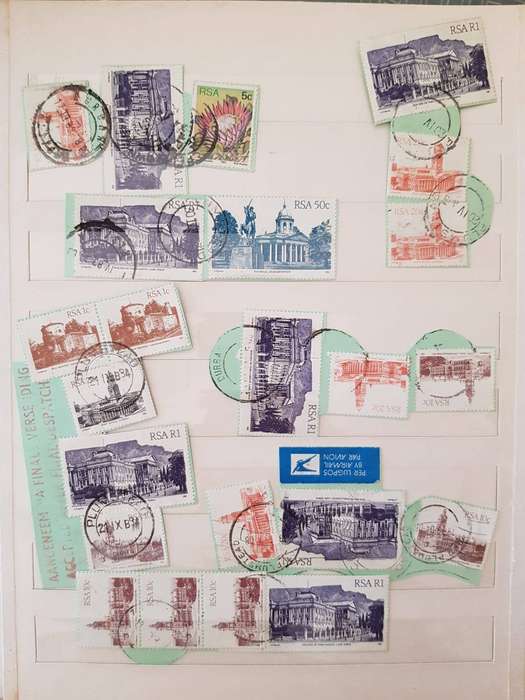 RSA STAMPS WITH SOME VERY GOOD POSTMARKS