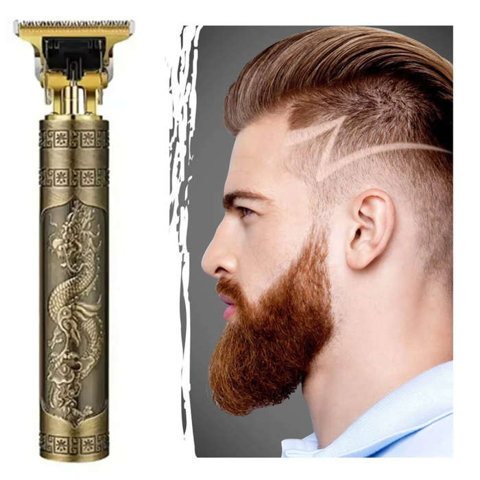 Professional Cordless Beard and Hair Trimmer with Rechargeable Battery and Precision Blades