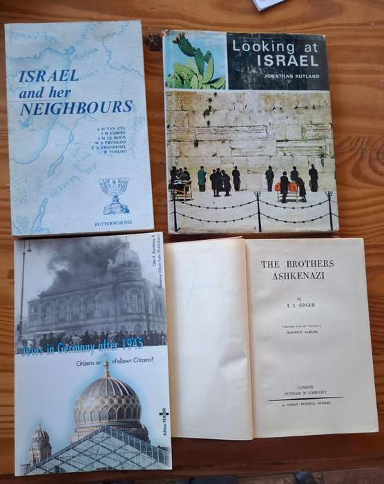 4 BOOKS ON ISRAEL [Lots of sources on Mossad, Palestine, Zionism, Ashkenazi, Jews  et al. in stock]