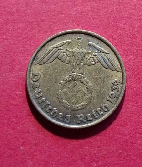 DEUTSCHES REICH 5 Reichspfennig 1939 B (Germany) - collectible condition!