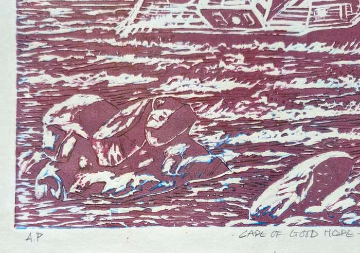 CAPE OF GOOD HOPE original artwork by Jowie Matlala, 1992