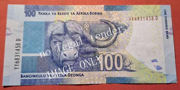 100 Rand 2018, YY prefix, L Kganyago, 1st issue - ***EF +***, rare prefix