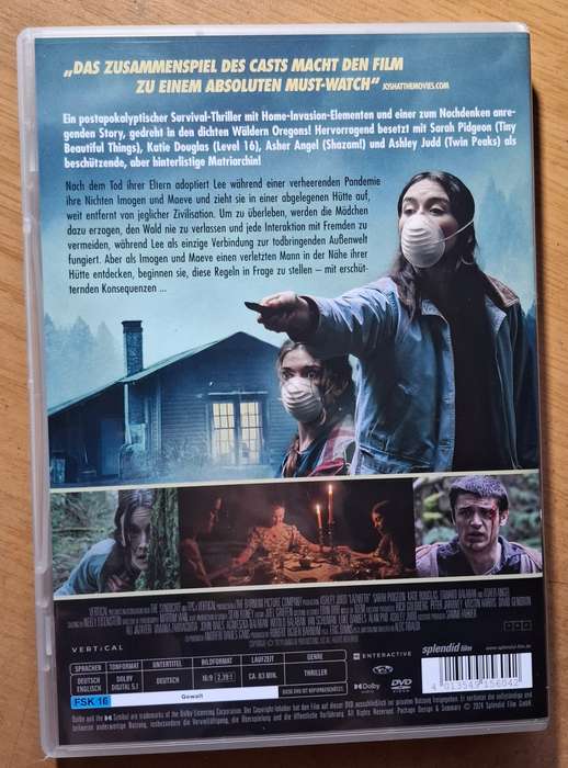 LAZARETH - survival thriller on original DVD (Ashley Judd)