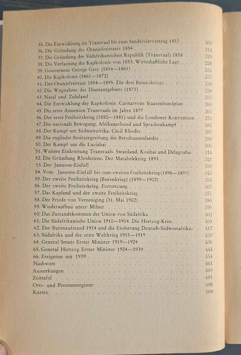 GESCHICHTE VON SÜDAFRIKA - Oskar Hintrager [1952] Antiquarian standard Africana in German