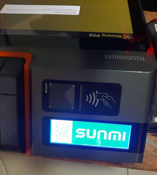 Touchscreen POS system