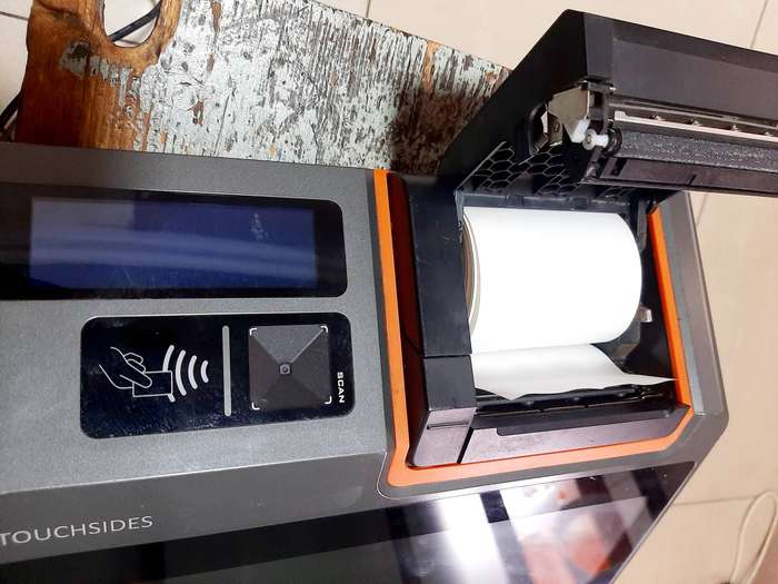 Touchscreen POS system