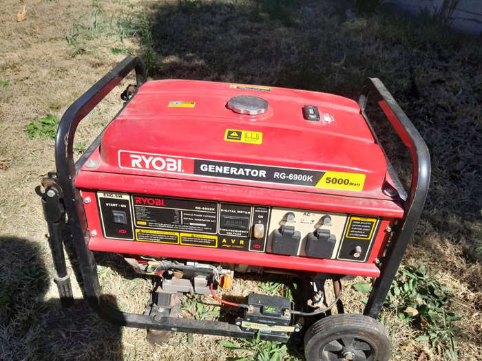 Ryobi RG-6900K 5Kw Generator
