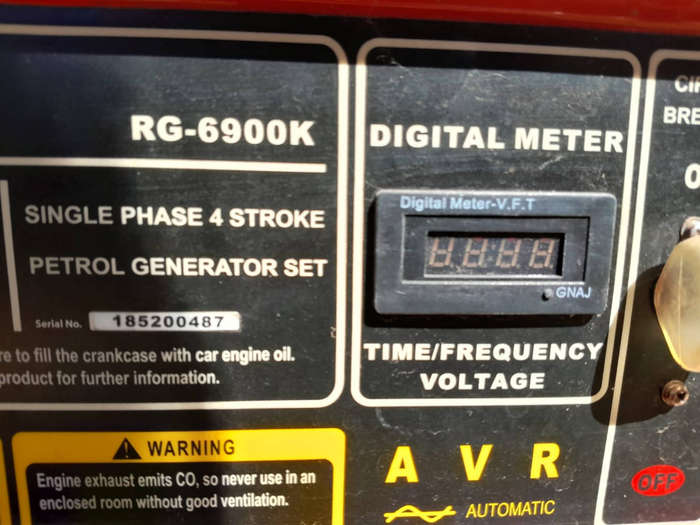 Ryobi RG-6900K 5Kw Generator
