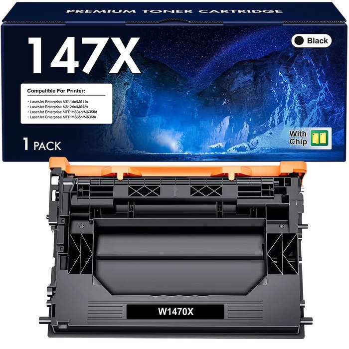HP 147X W1470X  compatible  toner cartridge Laserjet M611 M612 M635 M636