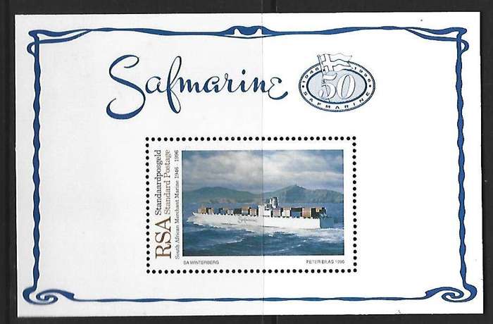 RSA - SACC 972 - Safmarine - miniature sheet
