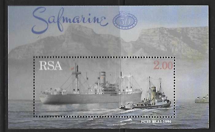RSA - SACC 973 - Safmarine - miniature sheet